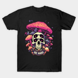 Die Hard Mushroom Skull T-Shirt